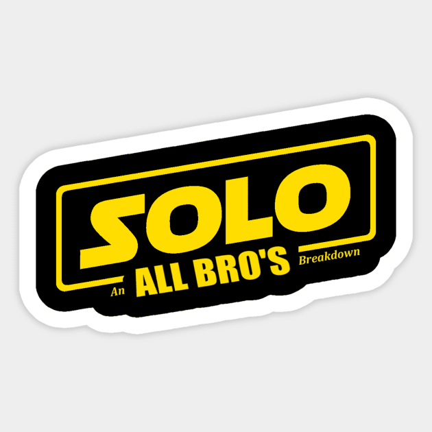 Solo Breakdown Sticker by TheAllBros